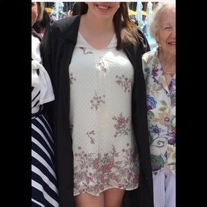 Ivory & floral DR2 dress